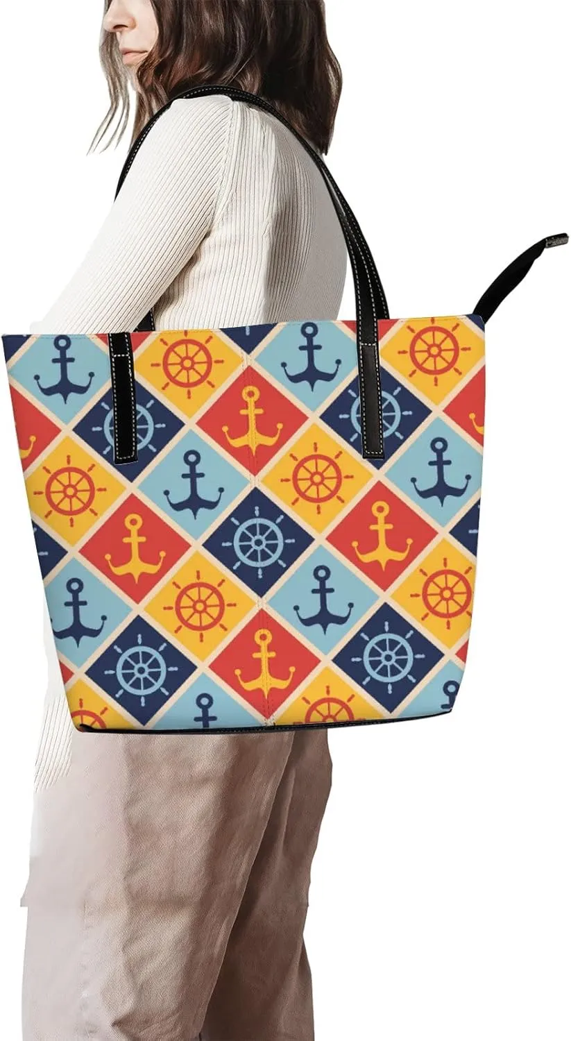 Tote Bag for Women Leather Handbags Women's Handbags Work Coach Handbags Tote Bag with Zipper.