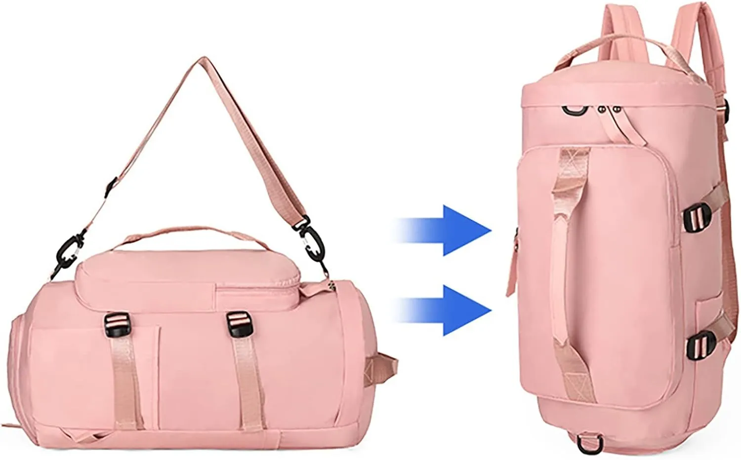 Tote Bag For Women Light Foldable Unisex Sport Backpack Handbags Day pack Weekend Travel Fitness Duffle Bag Overnight Bags D