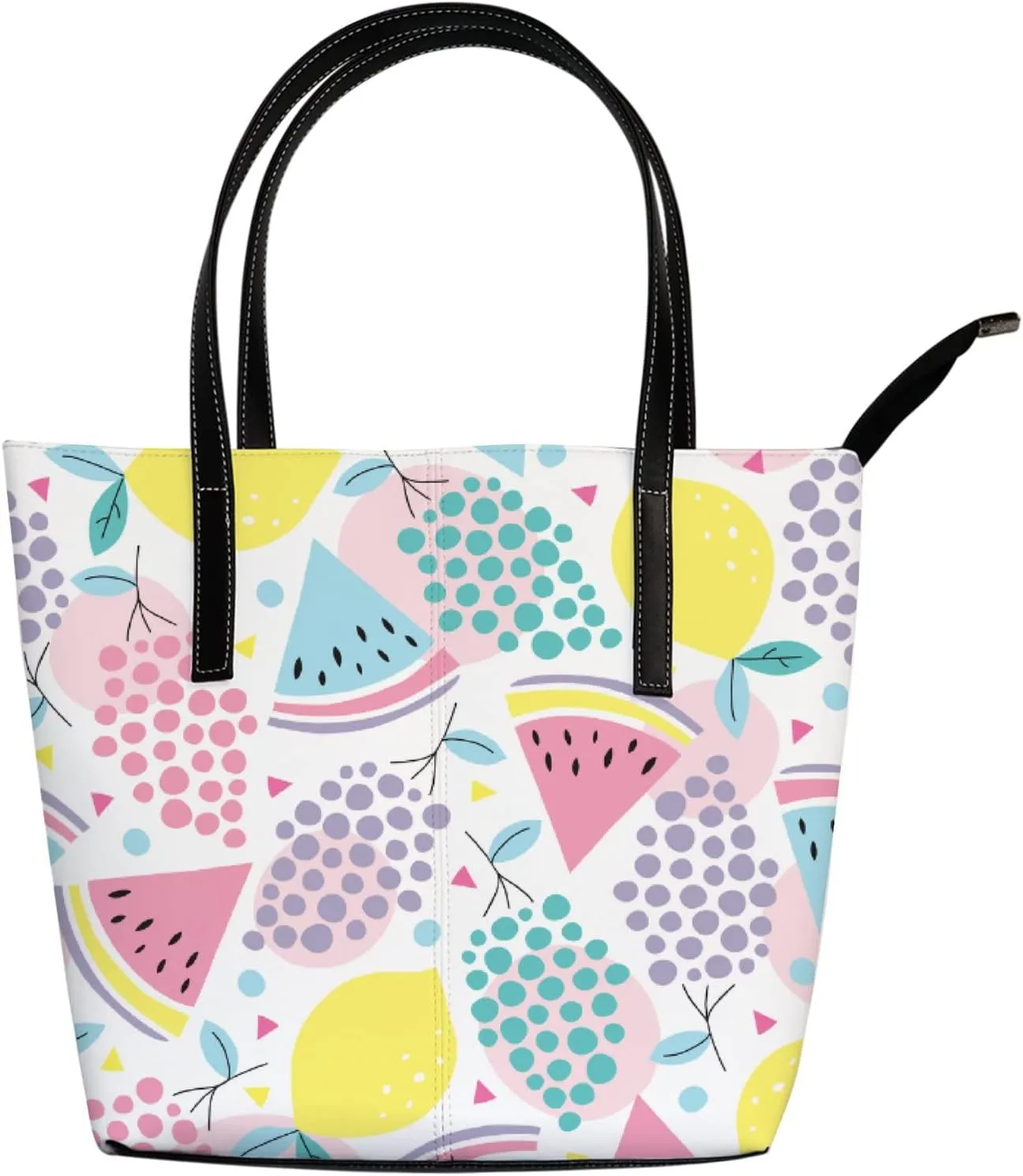 Tote Bag for Women PU Leather Handbags Women's Crossbody Handbags Work Tote Bags for Women Coachbags Tote Bag with Zipper