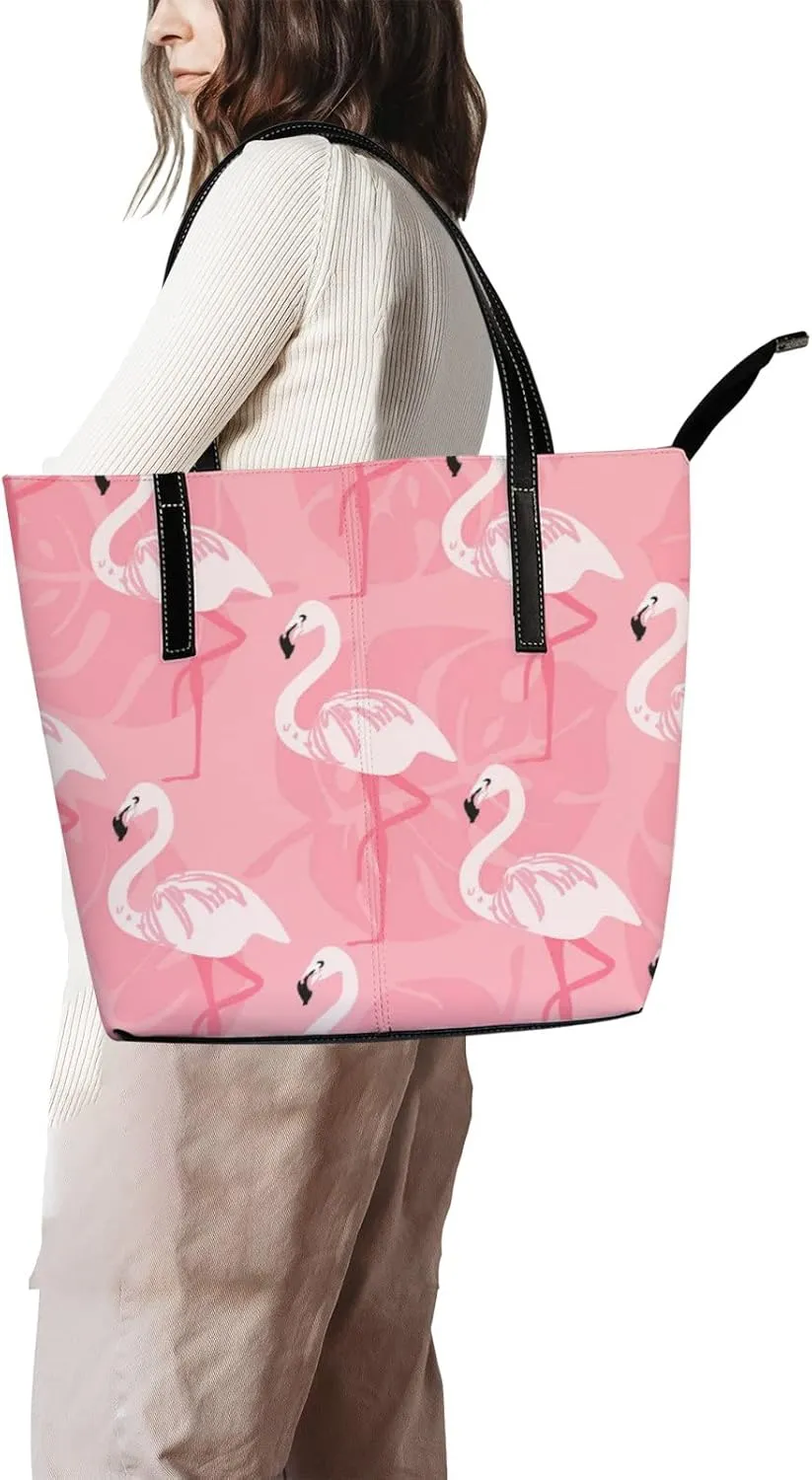 Tote Bag for Women PU Leather Handbags Women's Crossbody Handbags Work Tote Bags for Women Coachbags Tote Bag with Zipper