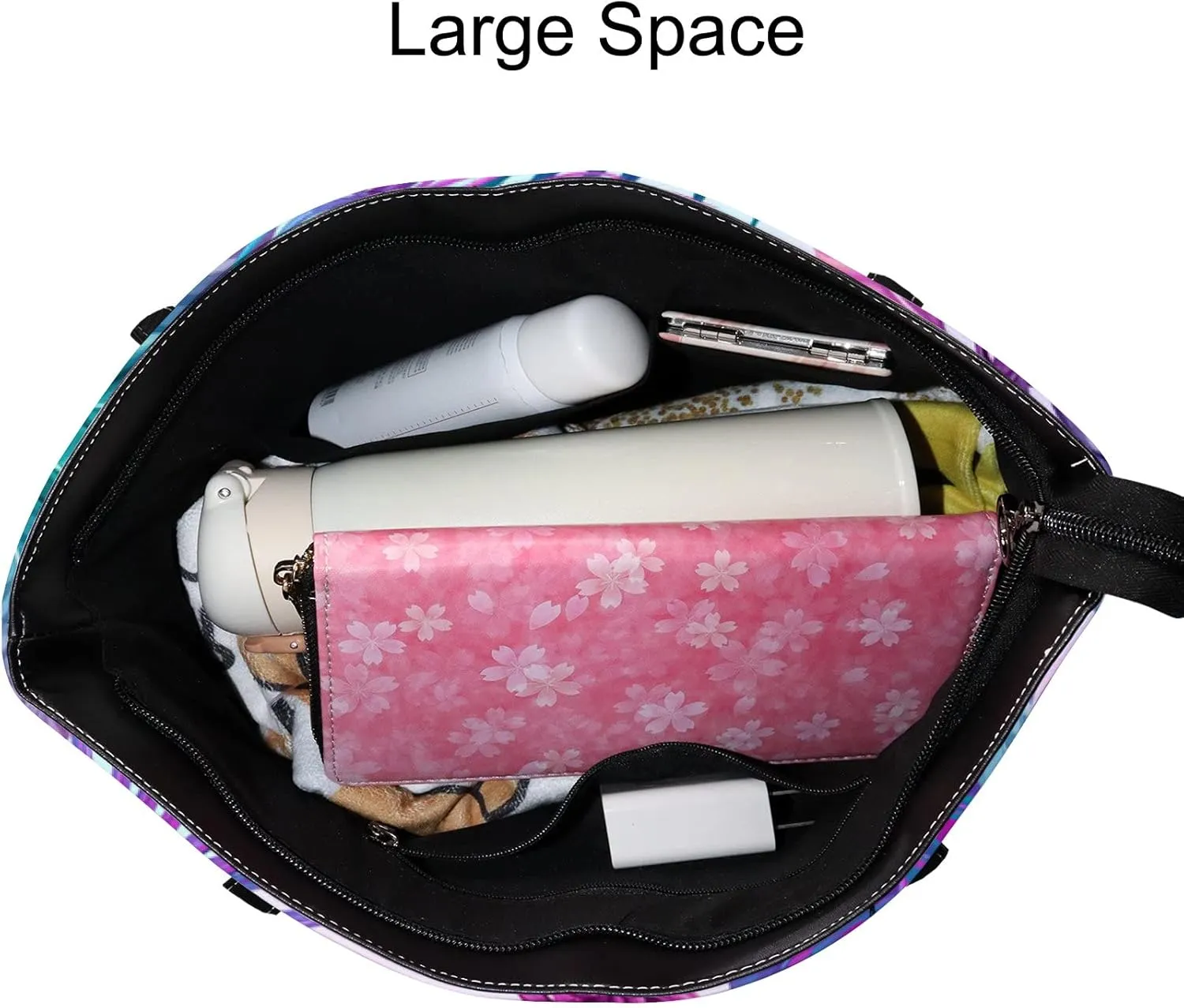 Tote Bag for Women PU Leather Handbags Women's Crossbody Handbags Work Tote Bags for Women Coachbags Tote Bag with Zipper