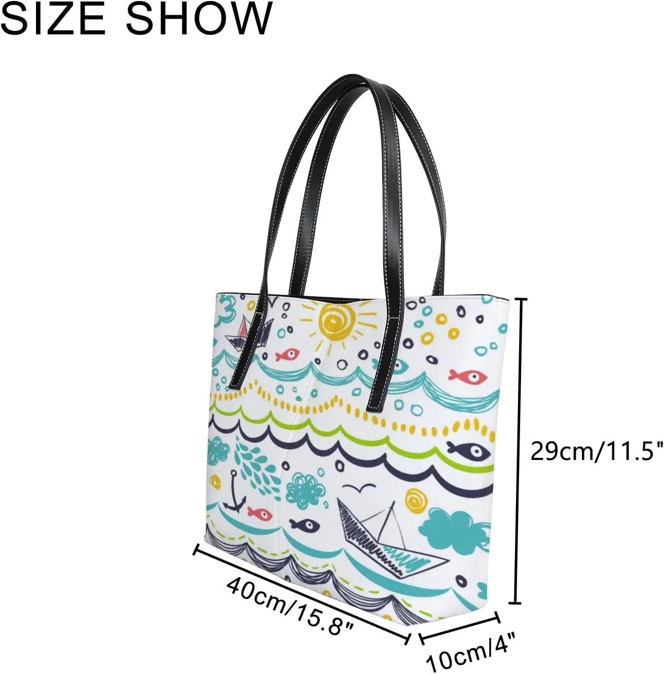 Tote Bag for Women PU Leather Handbags Women's Crossbody Handbags Work Tote Bags for Women Coachbags Tote Bag with Zipper