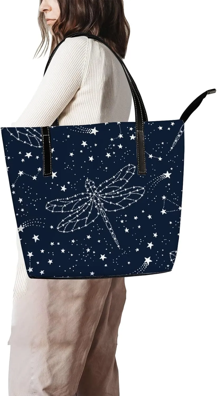 Tote Bag for Women PU Leather Handbags Women's Crossbody Handbags Work Tote Bags for Women Coachbags Tote Bag with Zipper