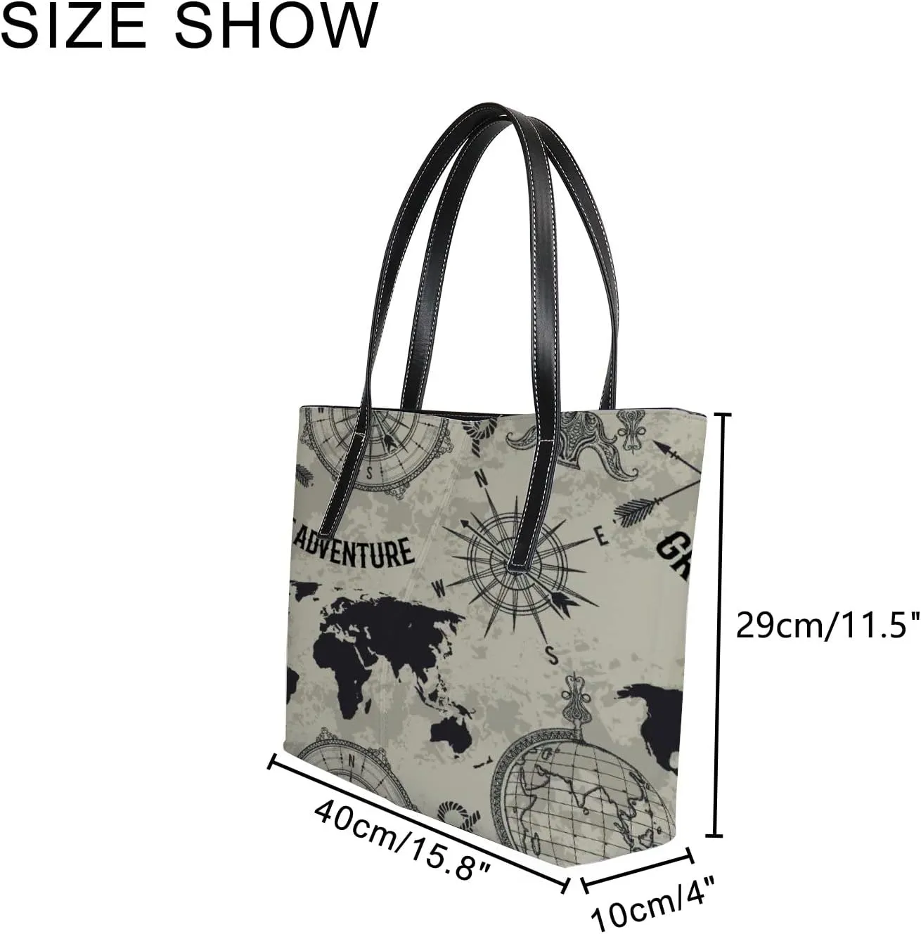 Tote Bag for Women PU Leather Handbags Women's Crossbody Handbags Work Tote Bags for Women Coachbags Tote Bag with Zipper