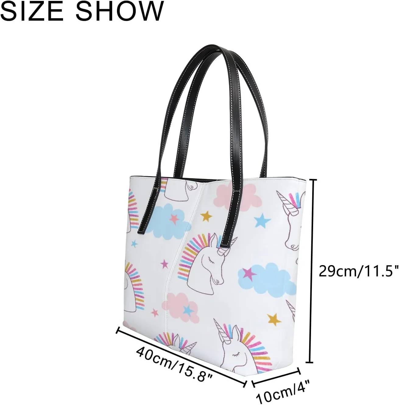 Tote Bag for Women PU Leather Handbags Women's Crossbody Handbags Work Tote Bags for Women Coachbags Tote Bag with Zipper