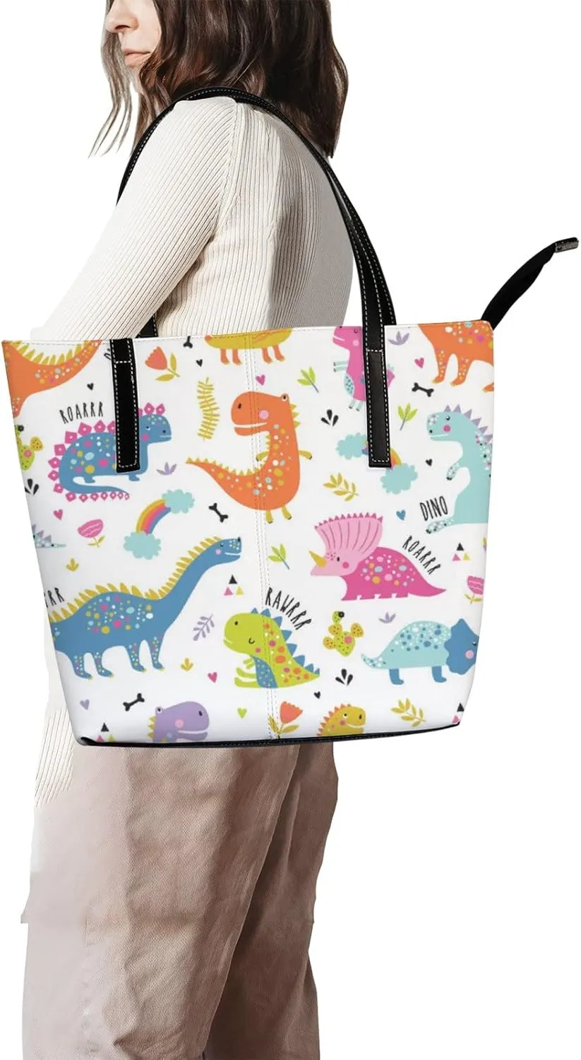 Tote Bag for Women PU Leather Handbags Women's Crossbody Handbags Work Tote Bags for Women Coachbags Tote Bag with Zipper