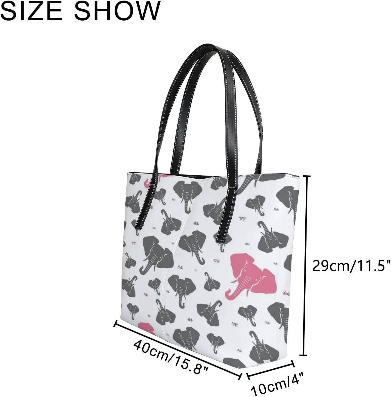 Tote Bag for Women PU Leather Handbags Women's Crossbody Handbags Work Tote Bags for Women Coachbags Tote Bag with Zipper