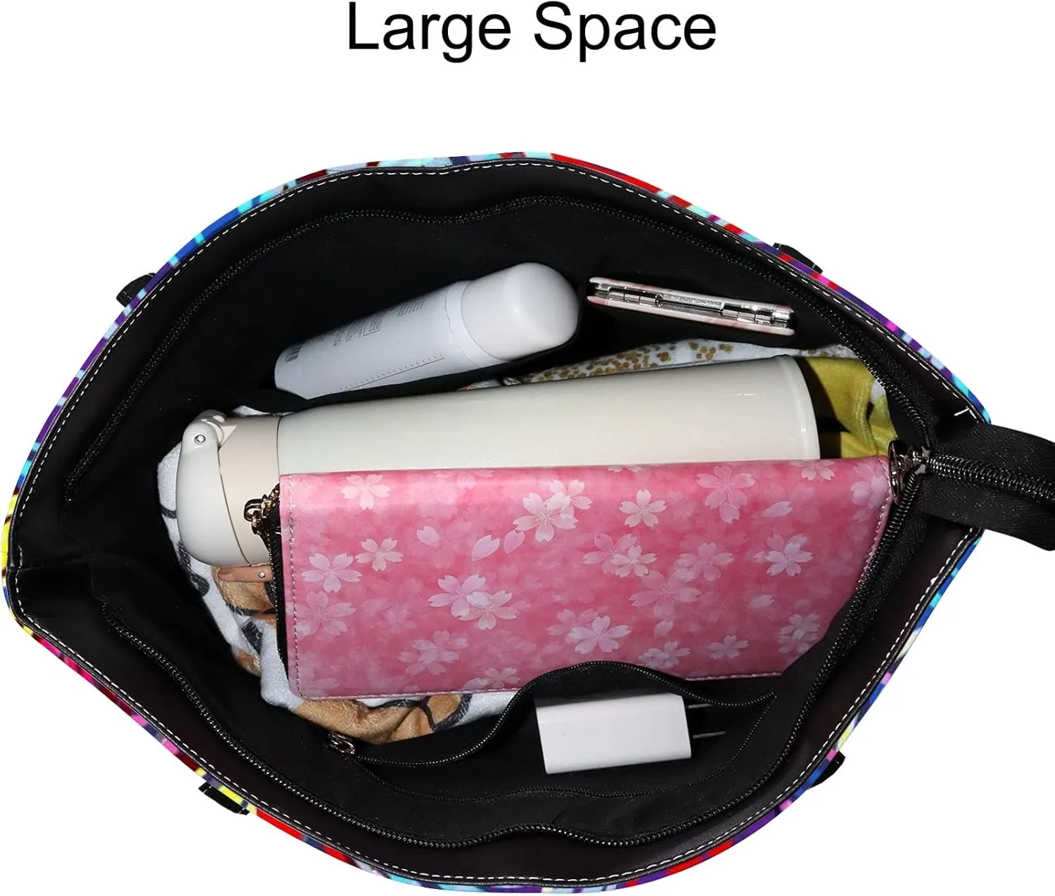 Tote Bag for Women PU Leather Handbags Women's Crossbody Handbags Work Tote Bags for Women Coachbags Tote Bag with Zipper