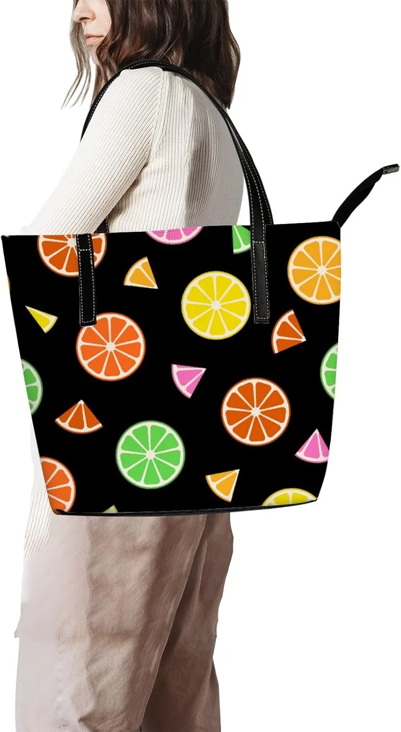 Tote Bag for Women PU Leather Handbags Women's Crossbody Handbags Work Tote Bags for Women Coachbags Tote Bag with Zipper