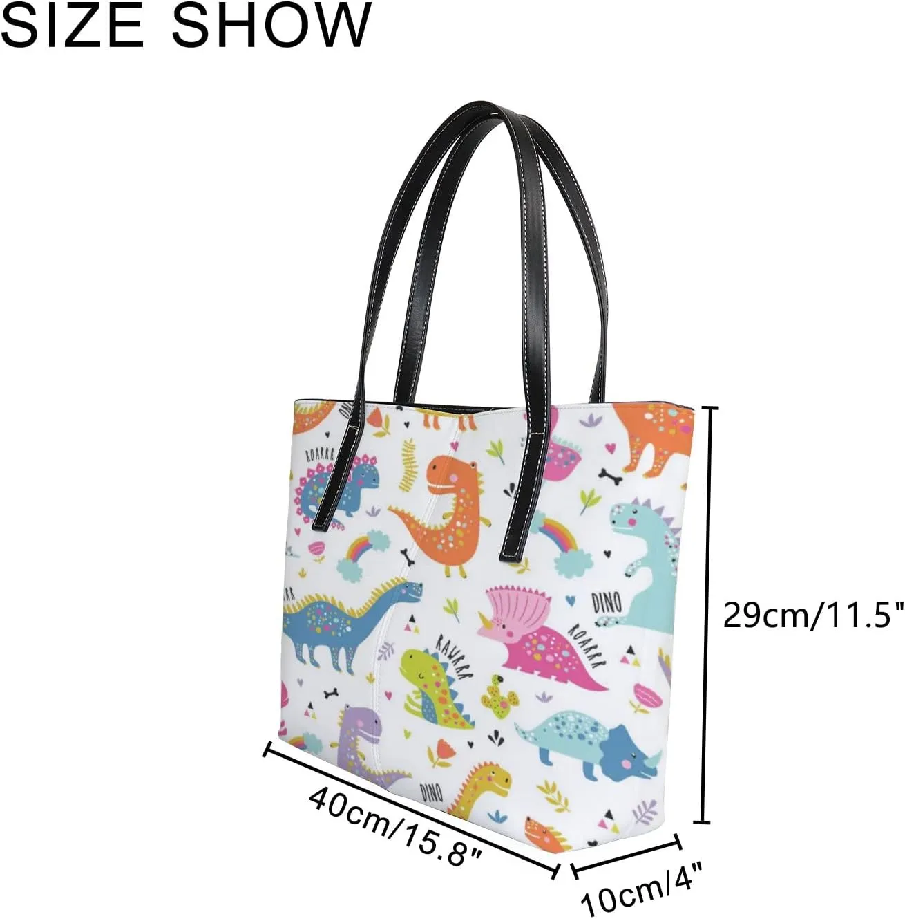 Tote Bag for Women PU Leather Handbags Women's Crossbody Handbags Work Tote Bags for Women Coachbags Tote Bag with Zipper