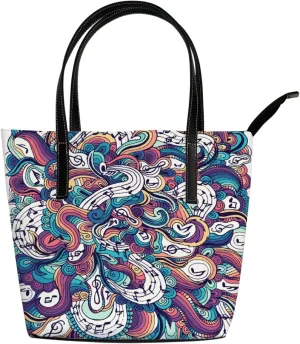 Tote Bag for Women PU Leather Handbags Women's Crossbody Handbags Work Tote Bags for Women Coachbags Tote Bag with Zipper