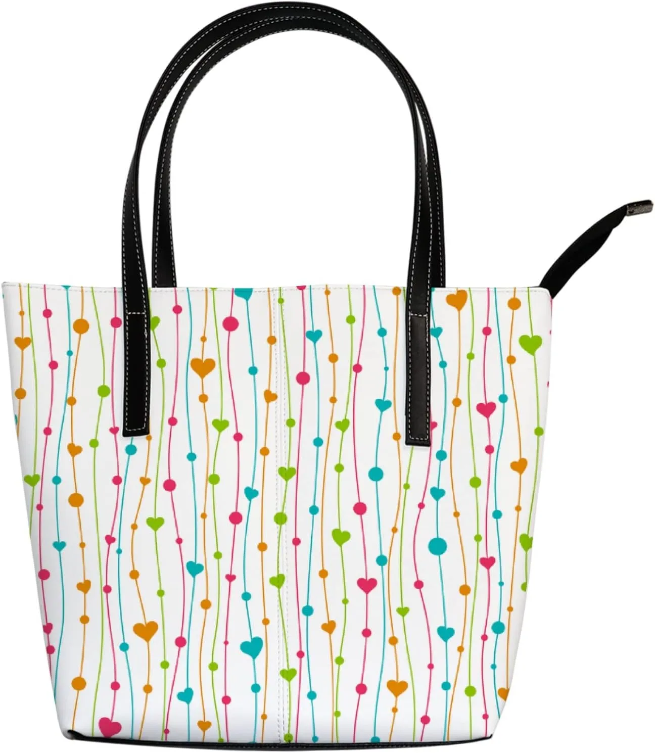 Tote Bag for Women PU Leather Handbags Women's Crossbody Handbags Work Tote Bags for Women Coachbags Tote Bag with Zipper