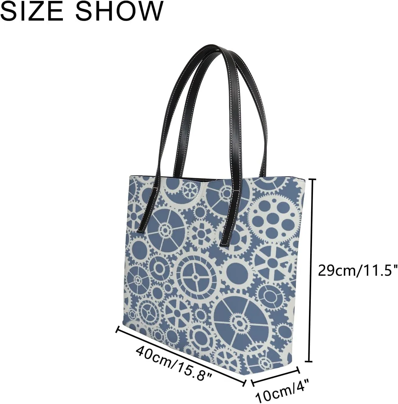 Tote Bag for Women PU Leather Handbags Women's Crossbody Handbags Work Tote Bags for Women Coachbags Tote Bag with Zipper