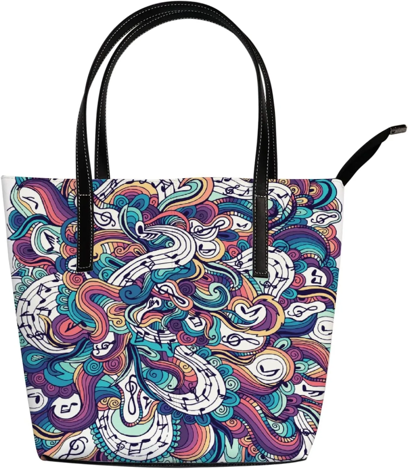 Tote Bag for Women PU Leather Handbags Women's Crossbody Handbags Work Tote Bags for Women Coachbags Tote Bag with Zipper