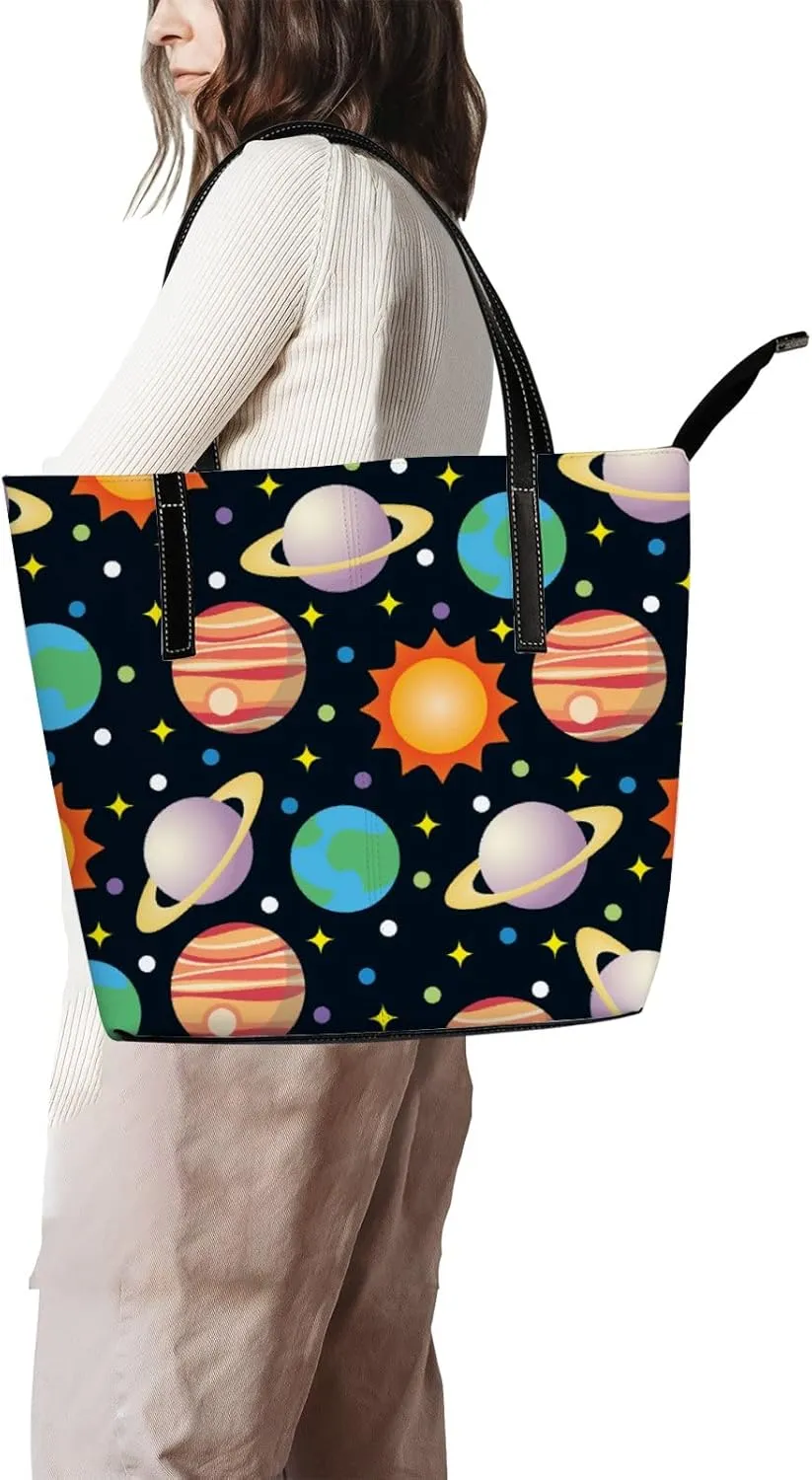 Tote Bag for Women PU Leather Handbags Women's Crossbody Handbags Work Tote Bags for Women Coachbags Tote Bag with Zipper