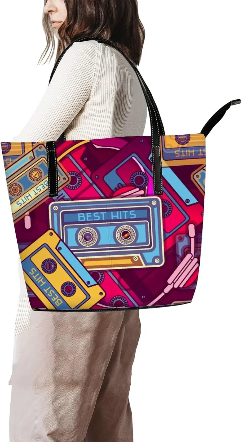 Tote Bag for Women PU Leather Handbags Women's Crossbody Handbags Work Tote Bags for Women Coachbags Tote Bag with Zipper
