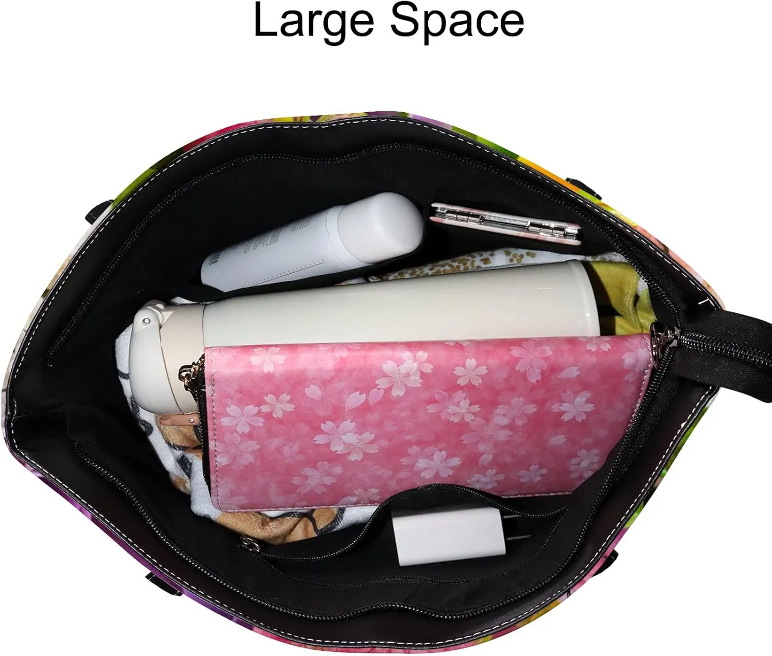 Tote Bag for Women PU Leather Handbags Women's Crossbody Handbags Work Tote Bags for Women Coachbags Tote Bag with Zipper