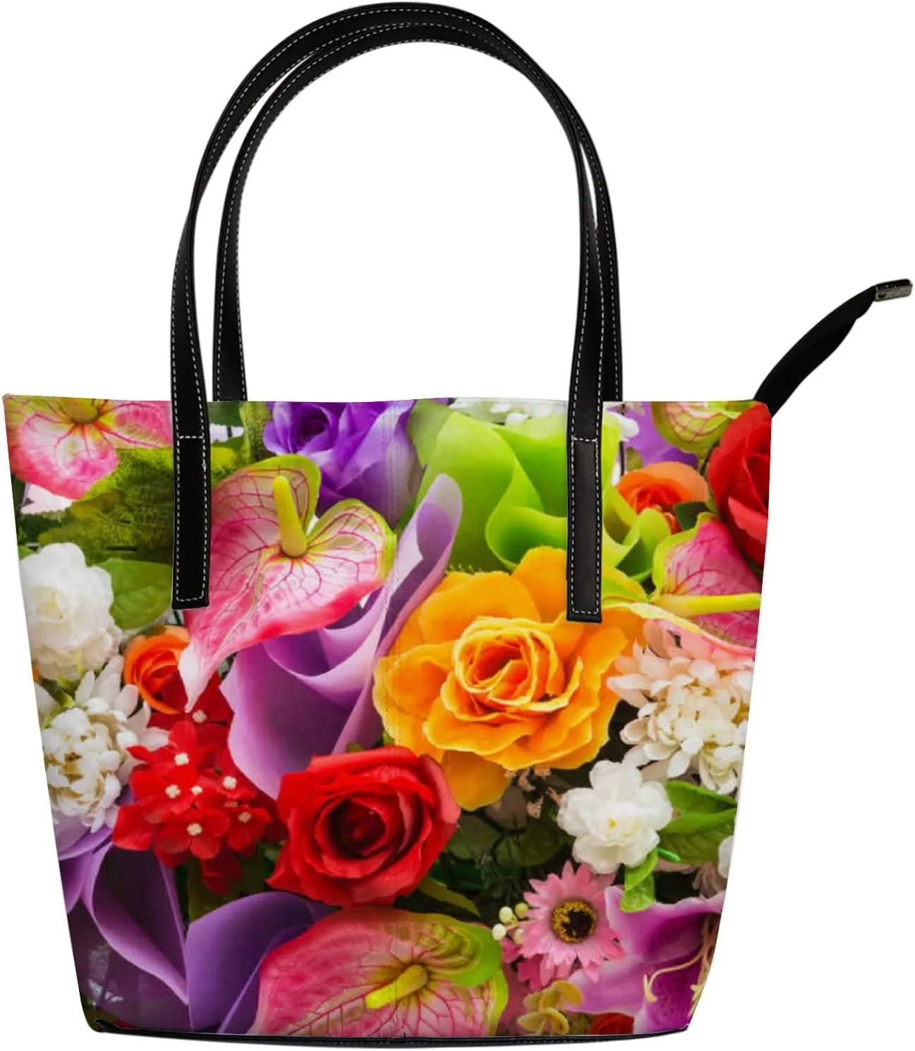 Tote Bag for Women PU Leather Handbags Women's Crossbody Handbags Work Tote Bags for Women Coachbags Tote Bag with Zipper