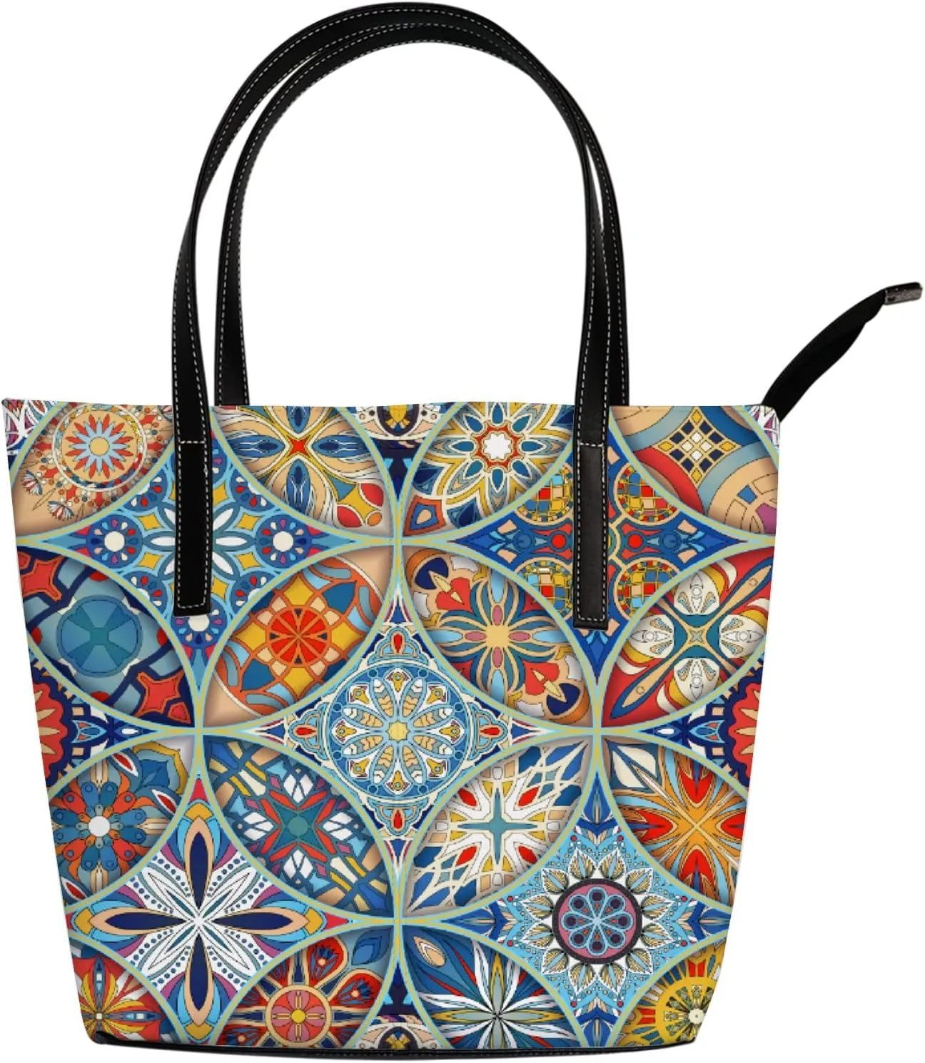 Tote Bag for Women PU Leather Handbags Women's Crossbody Handbags Work Tote Bags for Women Coachbags Tote Bag with Zipper