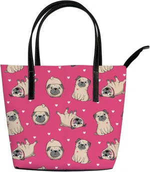 Tote Bag for Women PU Leather Handbags Women's Crossbody Handbags Work Tote Bags for Women Coachbags Tote Bag with Zipper
