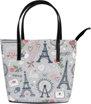 Tote Bag for Women PU Leather Handbags Women's Crossbody Handbags Work Tote Bags for Women Coachbags Tote Bag with Zipper