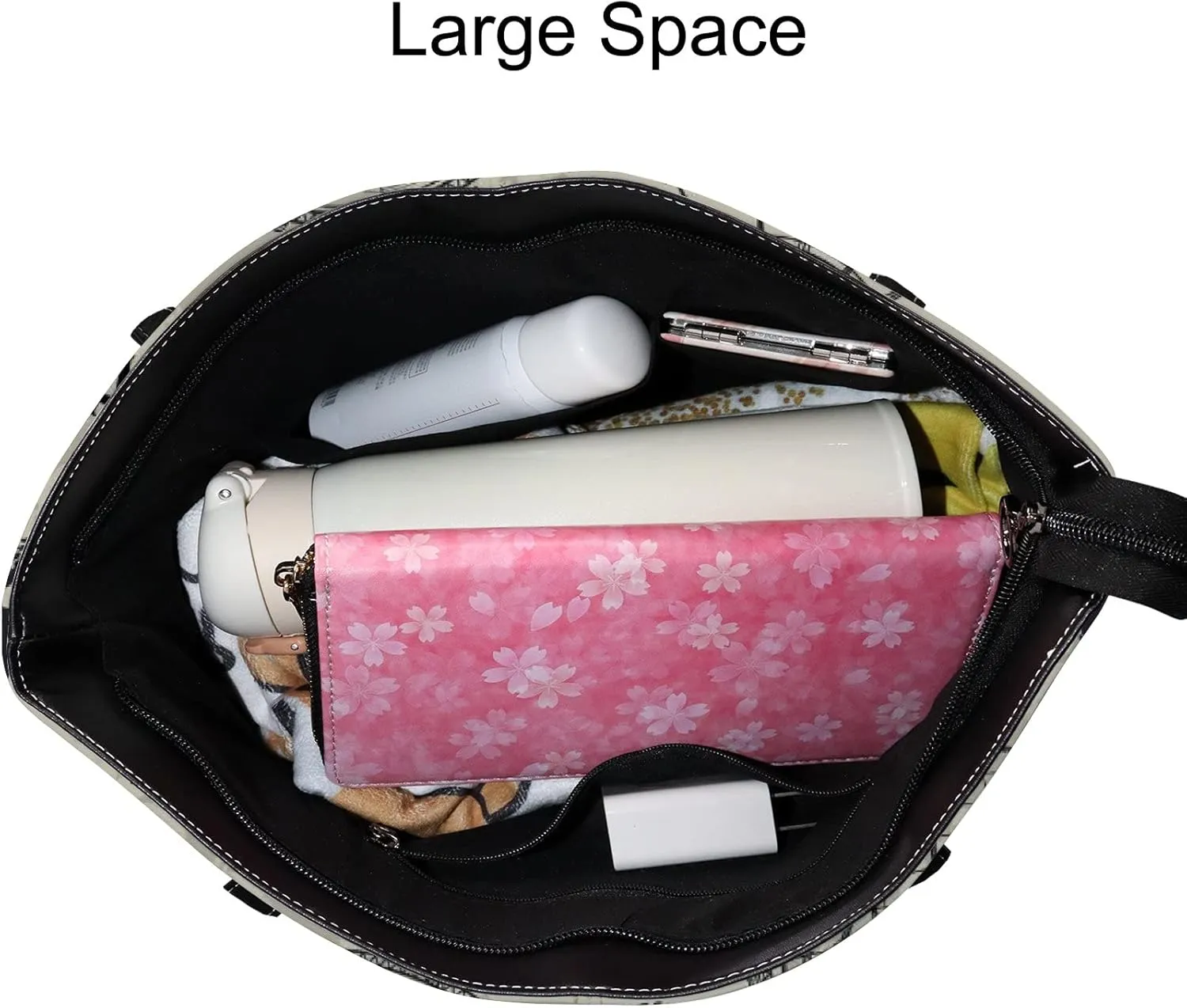 Tote Bag for Women PU Leather Handbags Women's Crossbody Handbags Work Tote Bags for Women Coachbags Tote Bag with Zipper