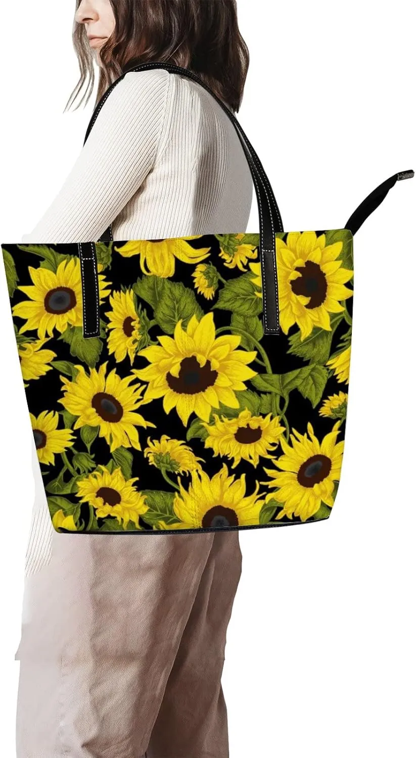 Tote Bag for Women PU Leather Handbags Women's Crossbody Handbags Work Tote Bags for Women Coachbags Tote Bag with Zipper