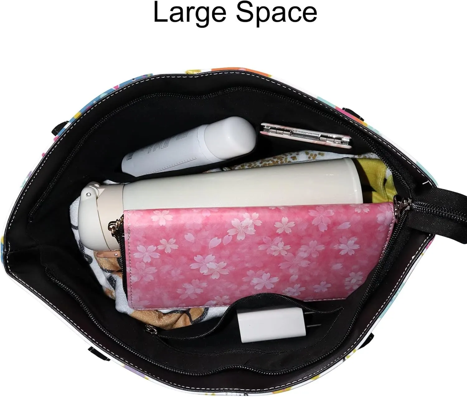 Tote Bag for Women PU Leather Handbags Women's Crossbody Handbags Work Tote Bags for Women Coachbags Tote Bag with Zipper