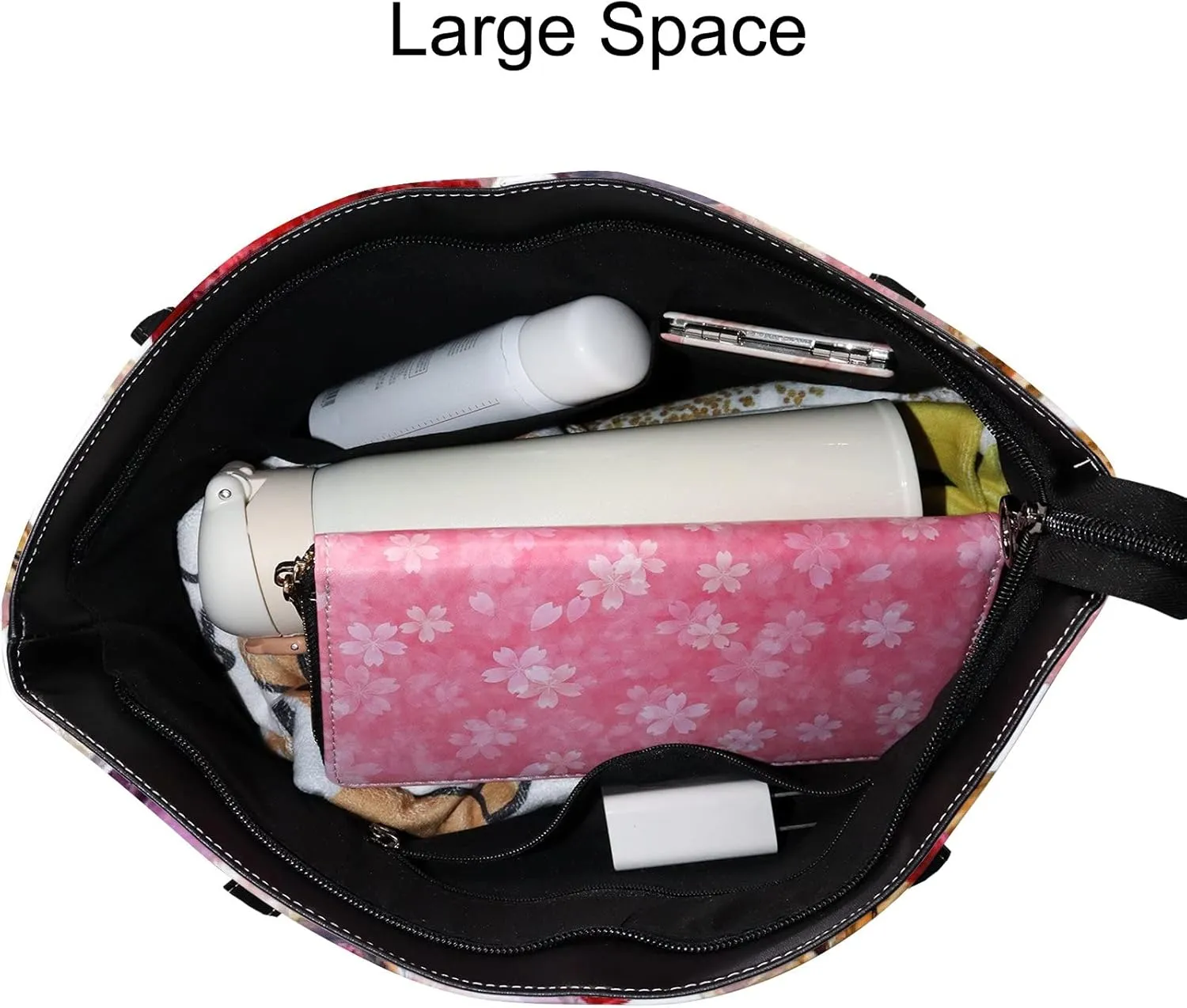 Tote Bag for Women PU Leather Handbags Women's Crossbody Handbags Work Tote Bags for Women Coachbags Tote Bag with Zipper