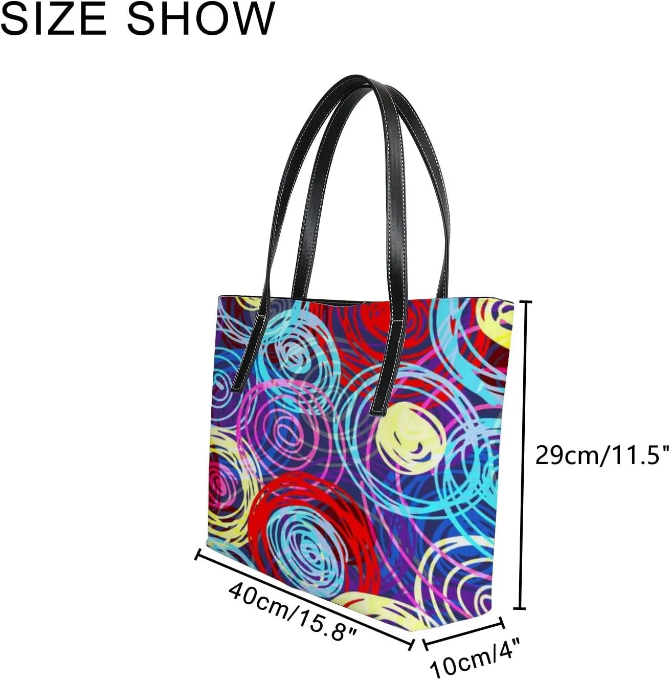 Tote Bag for Women PU Leather Handbags Women's Crossbody Handbags Work Tote Bags for Women Coachbags Tote Bag with Zipper