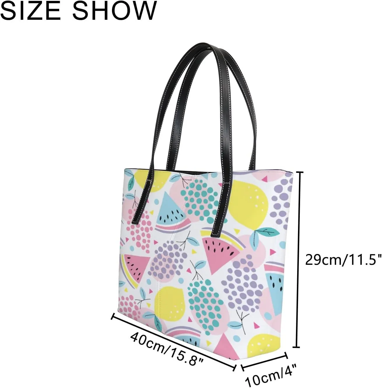 Tote Bag for Women PU Leather Handbags Women's Crossbody Handbags Work Tote Bags for Women Coachbags Tote Bag with Zipper