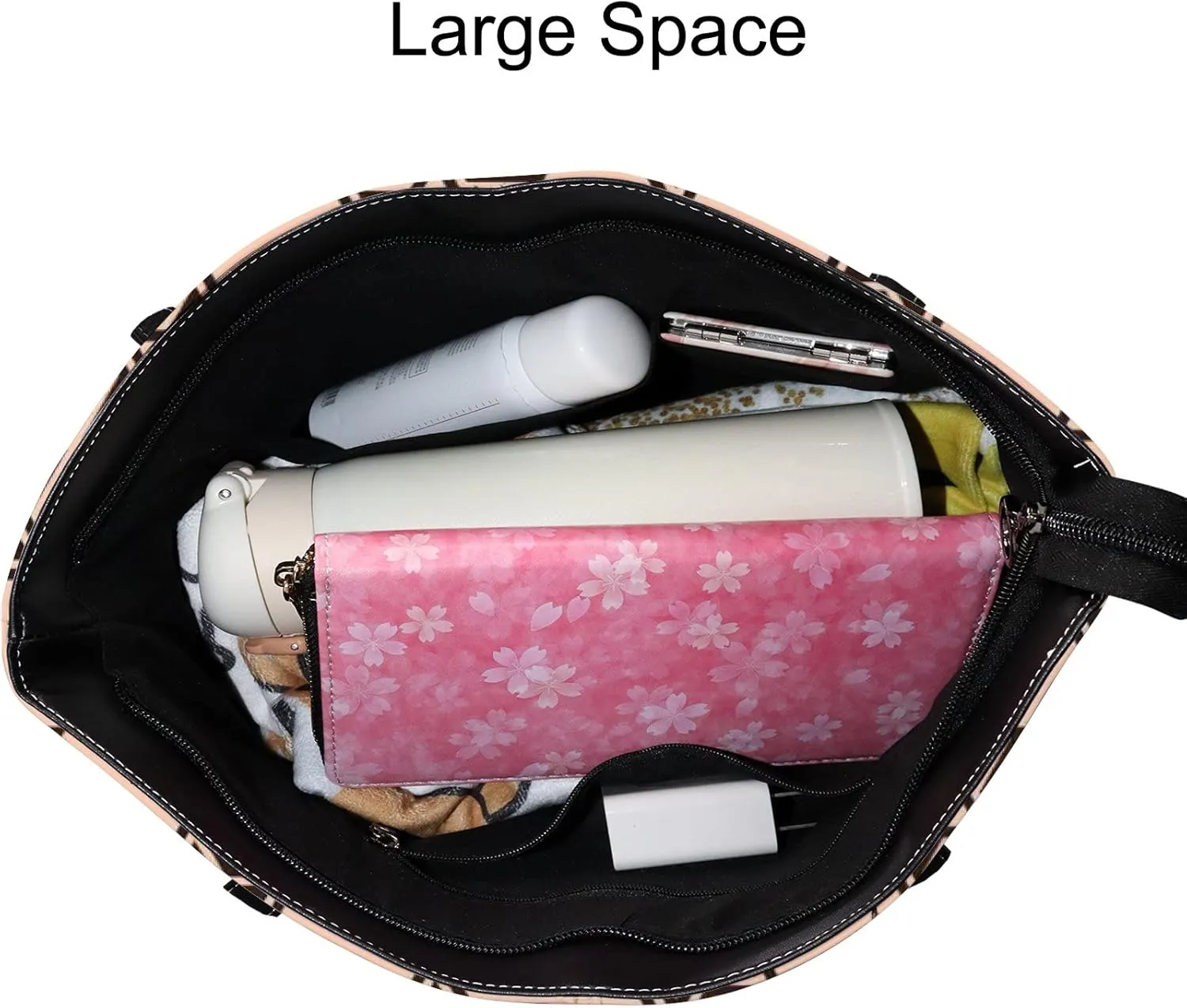 Tote Bag for Women PU Leather Handbags Women's Crossbody Handbags Work Tote Bags for Women Coachbags Tote Bag with Zipper