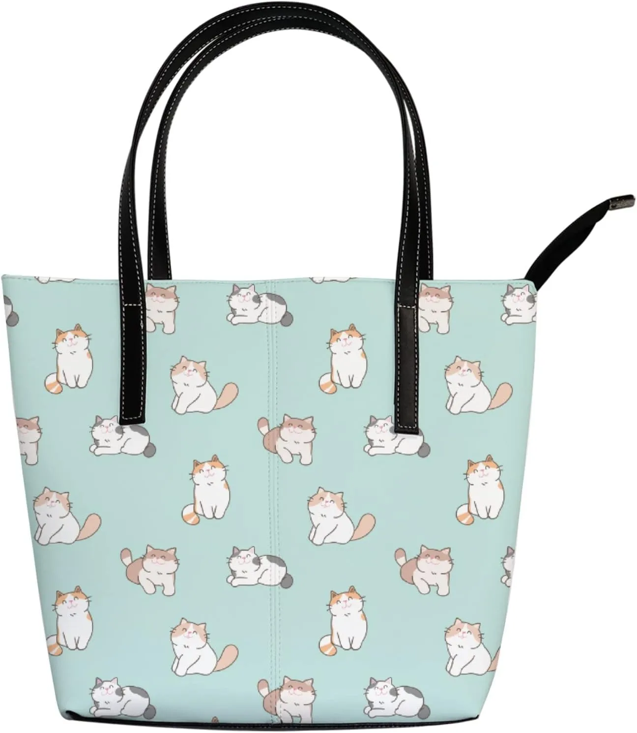 Tote Bag for Women PU Leather Handbags Women's Crossbody Handbags Work Tote Bags for Women Coachbags Tote Bag with Zipper