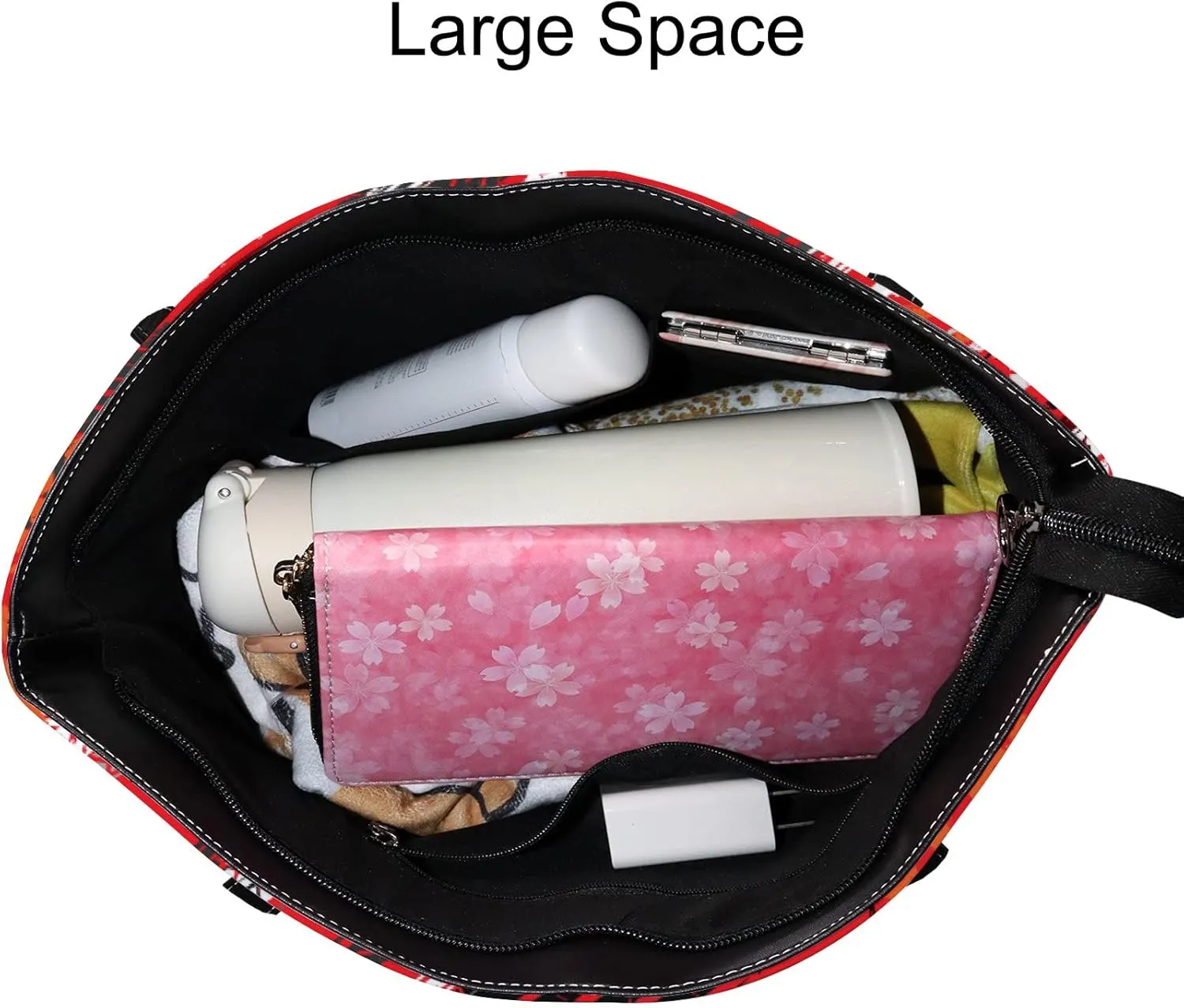 Tote Bag for Women PU Leather Handbags Women's Crossbody Handbags Work Tote Bags for Women Coachbags Tote Bag with Zipper