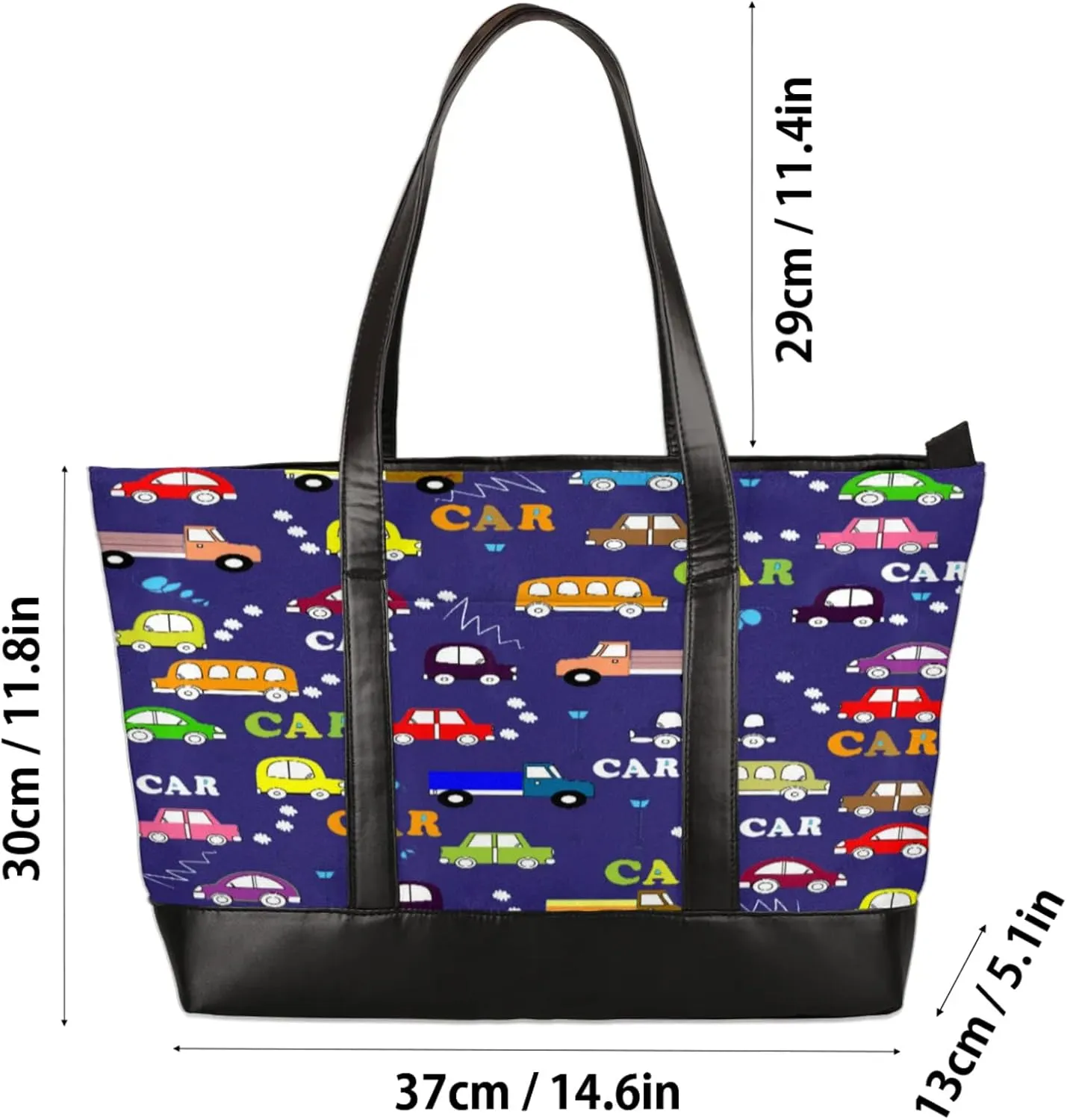 Tote Bag for Women with Zipper, Laptop Tote Bags Laptop Sleeve Case Shoulder Bag Messenger Bags