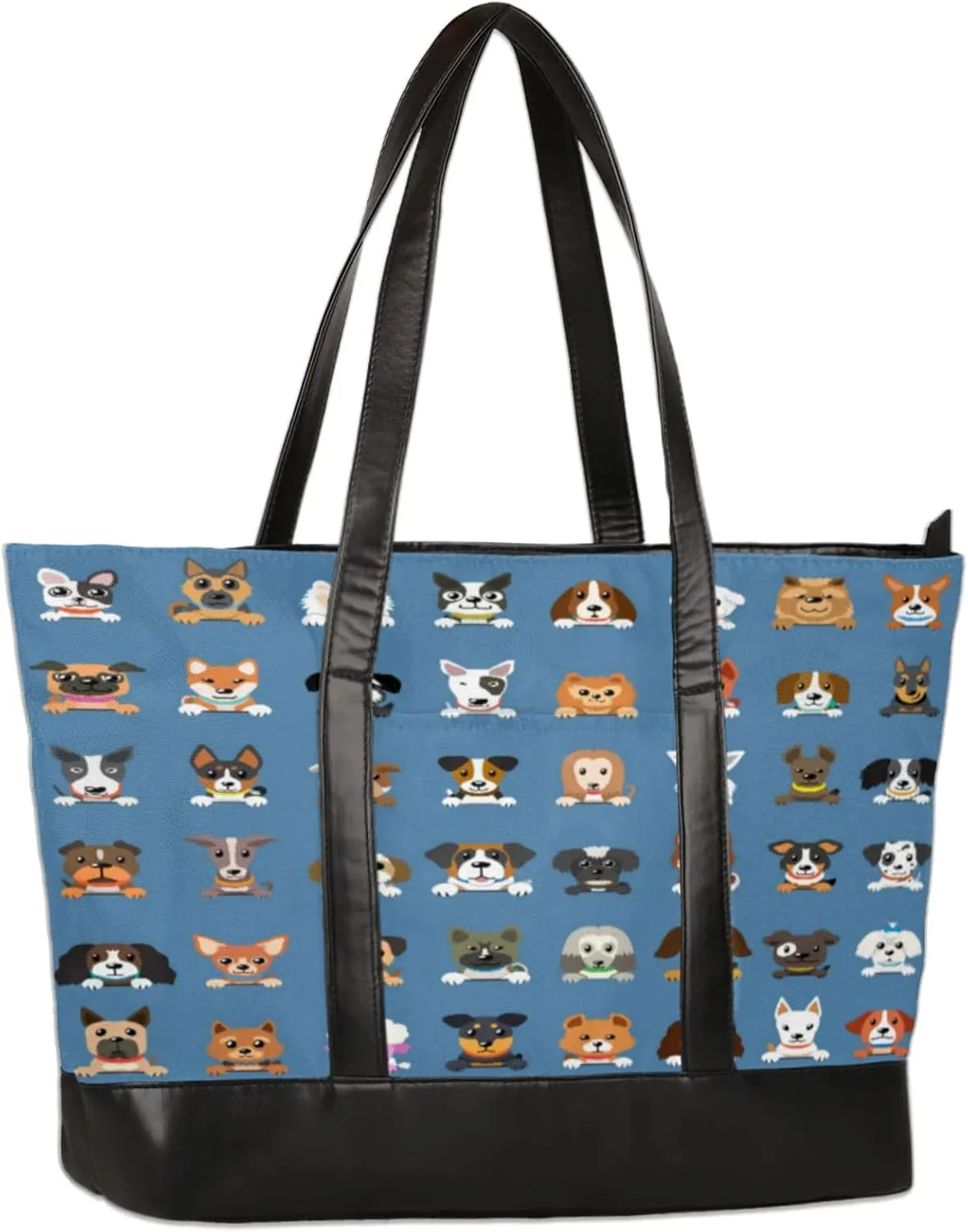 Tote Bag for Women with Zipper, Laptop Tote Bags Laptop Sleeve Case Shoulder Bag Messenger Bags