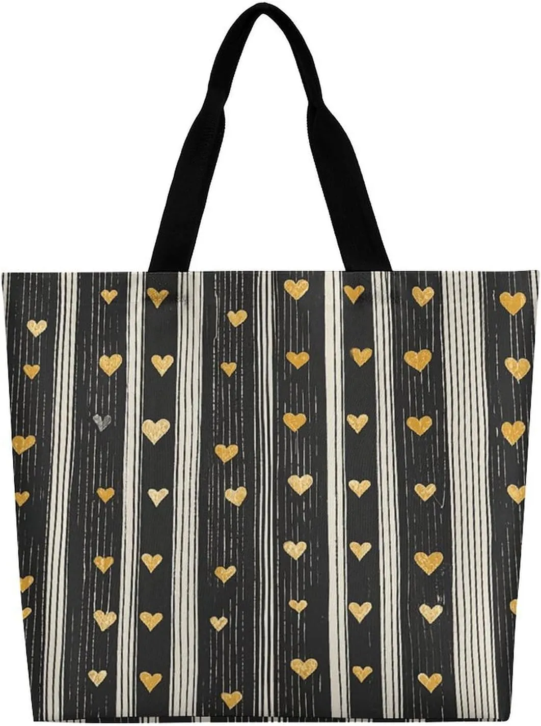 Tote Bag Reusable Grocery Bag Foldable Shopping Bag Blue White Coral Shoulder Bag Canvas Tote Bag for Travel Work