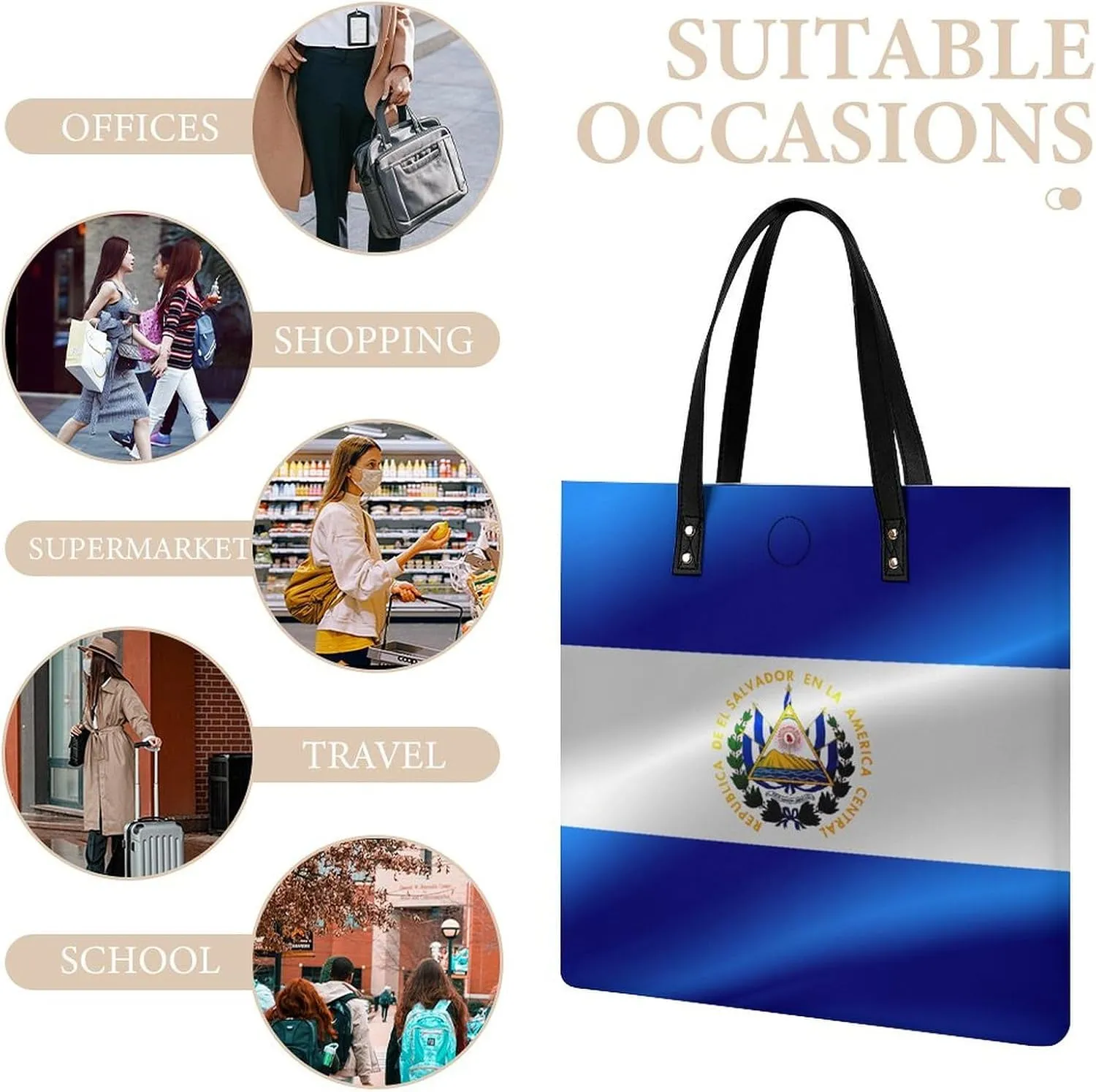 Tote Bags Pu Leather Purses and Handbags for Women Ladies Shoulder Bags