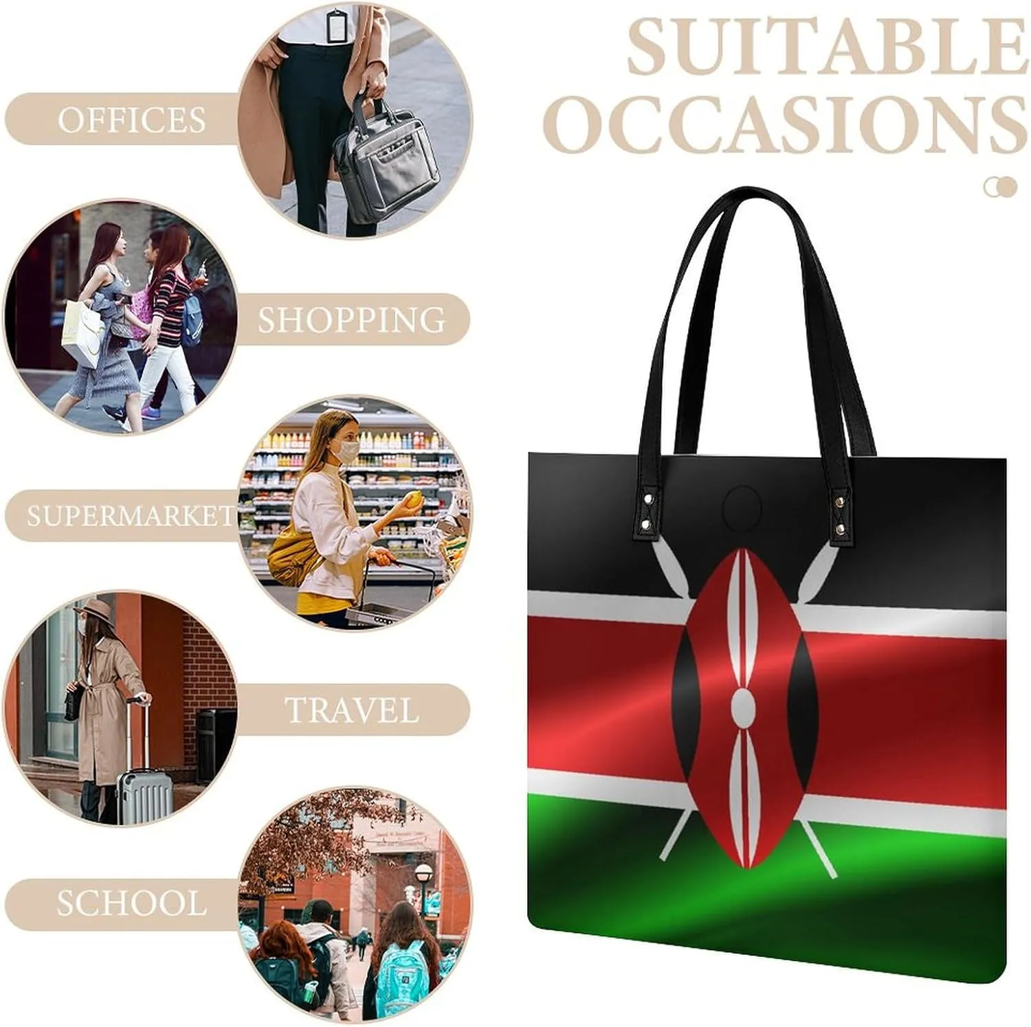 Tote Bags Pu Leather Purses and Handbags for Women Ladies Shoulder Bags