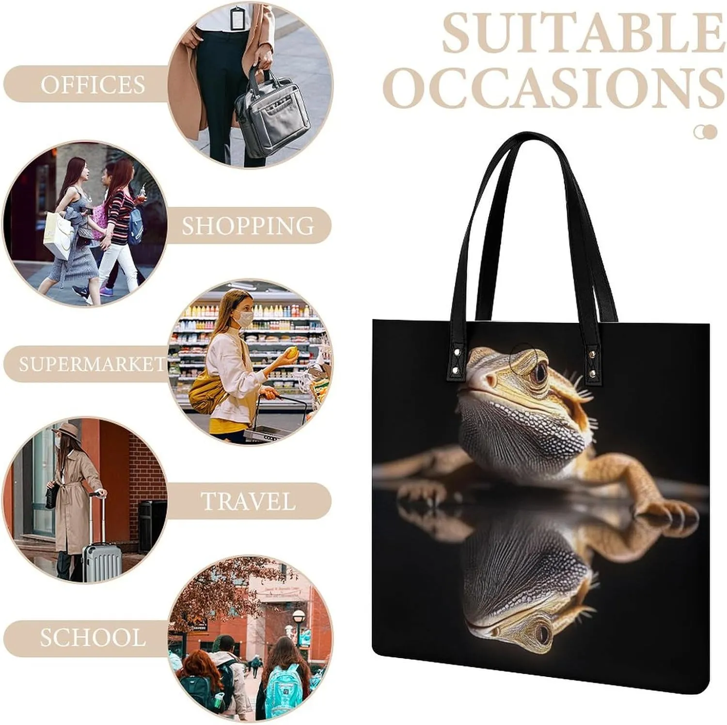 Tote Bags Pu Leather Purses and Handbags for Women Ladies Shoulder Bags