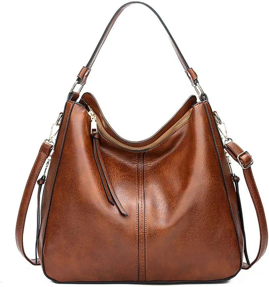 Tote Shoulder Bag for Women Leather Work Crossbody Bags Ladies Shopping Purses and Handbags