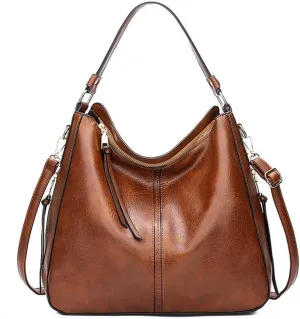Tote Shoulder Bag for Women Leather Work Crossbody Bags Ladies Shopping Purses and Handbags