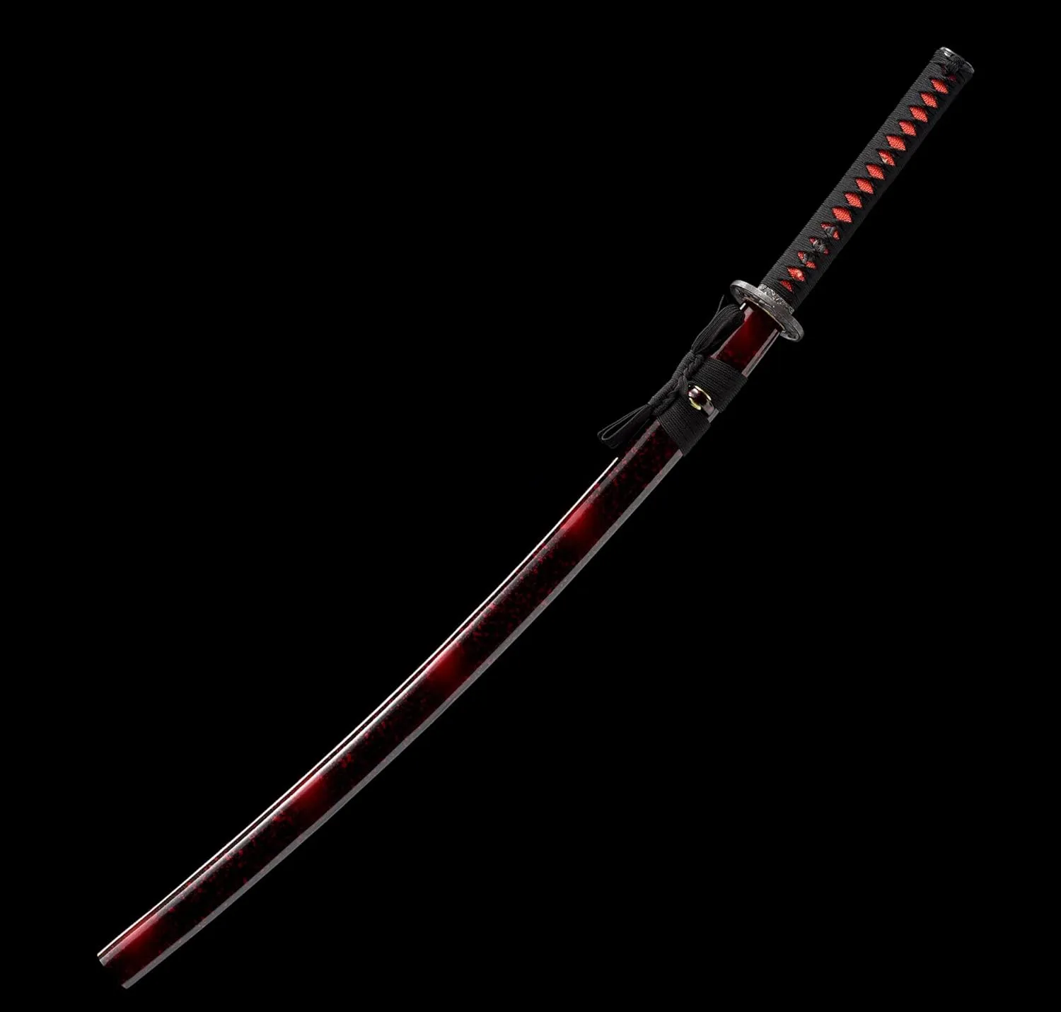Traditional Heat/Clay Tempered Hand Forged Katana Sword | Real 1060/1095 T10 High Carbon Steel Sharp Full Tang Katanas | Practical Authentic Japanese Samurai Swords