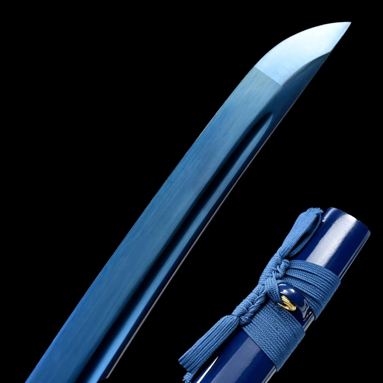 Traditional Heat/Clay Tempered Hand Forged Katana Sword | Real 1060/1095 T10 High Carbon Steel Sharp Full Tang Katanas | Practical Authentic Japanese Samurai Swords
