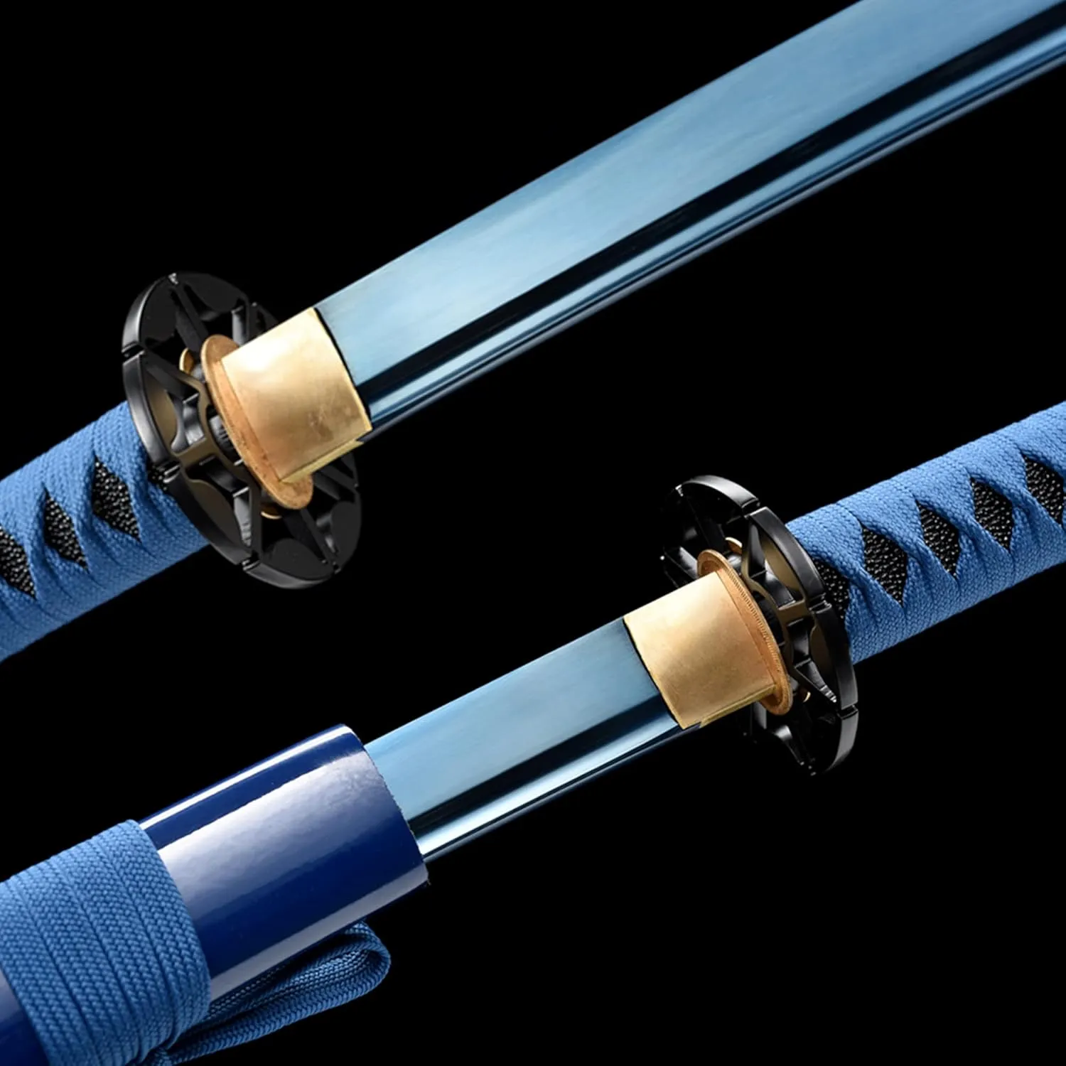 Traditional Heat/Clay Tempered Hand Forged Katana Sword | Real 1060/1095 T10 High Carbon Steel Sharp Full Tang Katanas | Practical Authentic Japanese Samurai Swords
