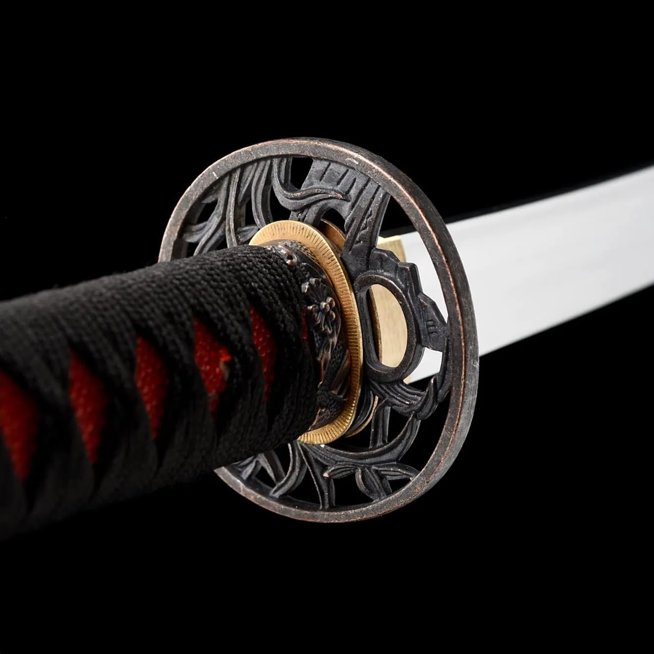 Traditional Heat/Clay Tempered Hand Forged Katana Sword | Real 1060/1095 T10 High Carbon Steel Sharp Full Tang Katanas | Practical Authentic Japanese Samurai Swords
