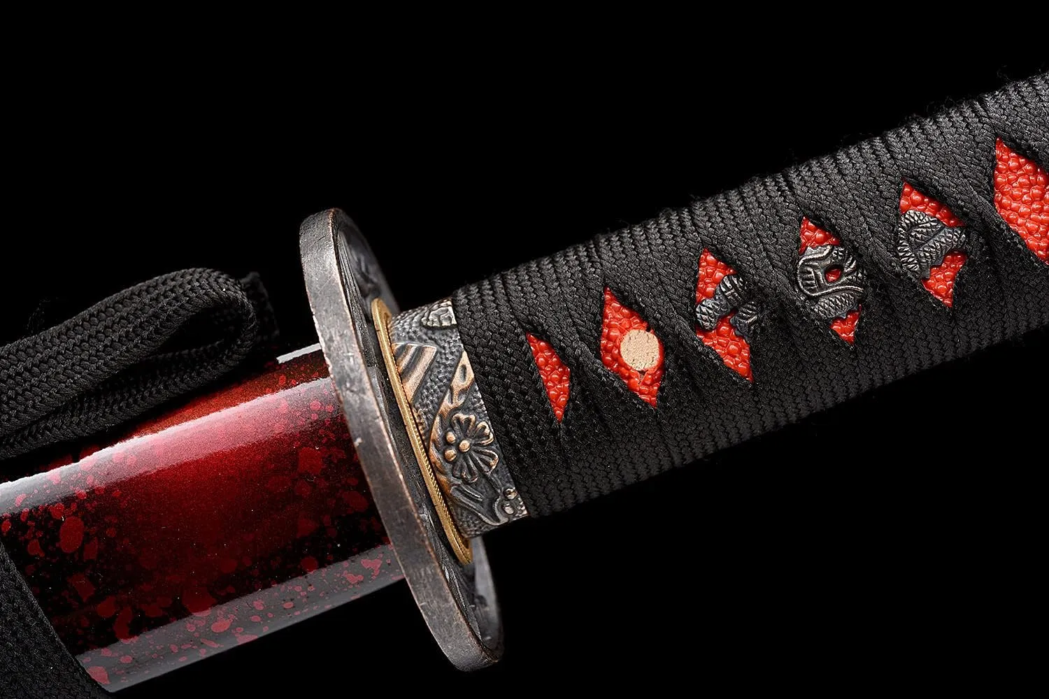 Traditional Heat/Clay Tempered Hand Forged Katana Sword | Real 1060/1095 T10 High Carbon Steel Sharp Full Tang Katanas | Practical Authentic Japanese Samurai Swords