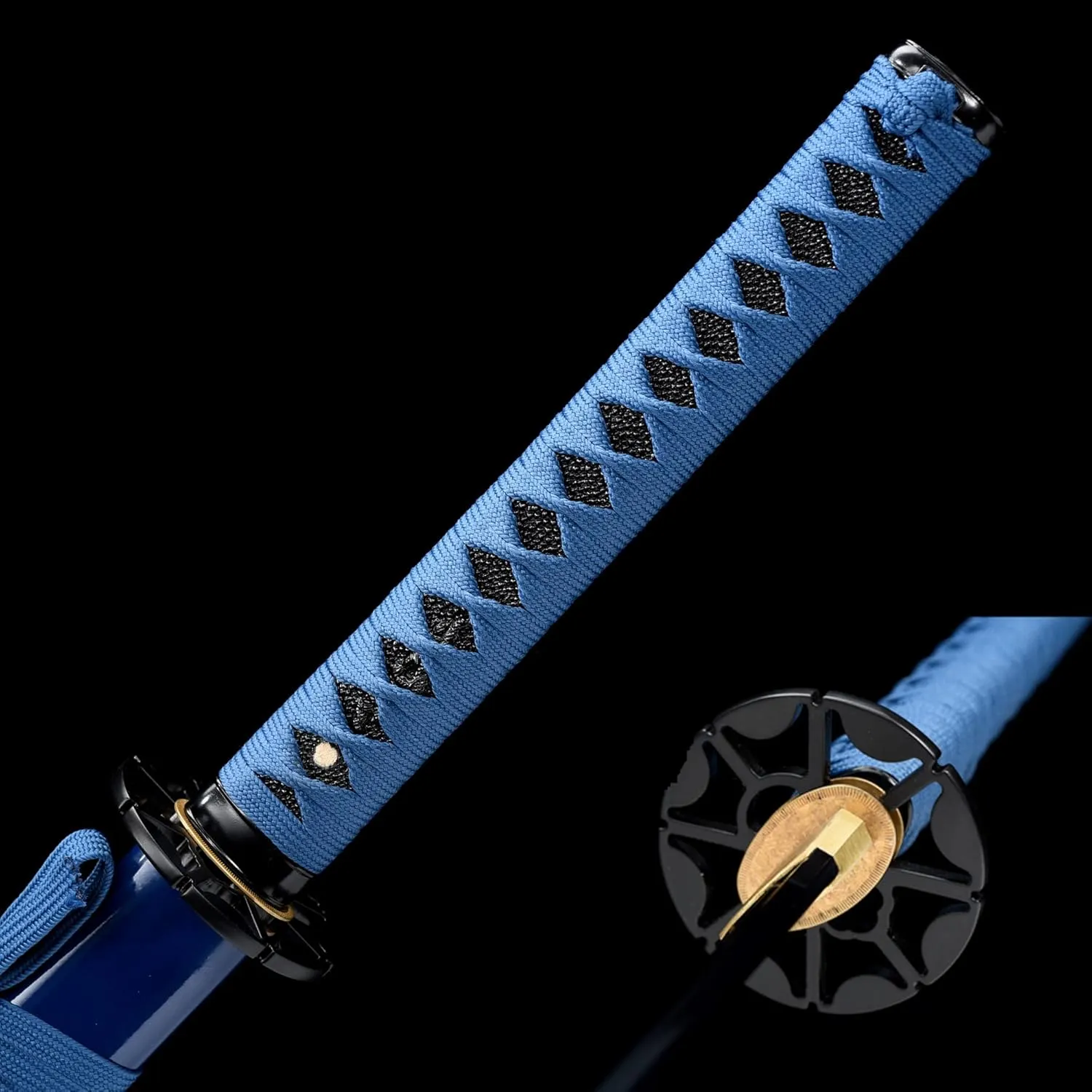 Traditional Heat/Clay Tempered Hand Forged Katana Sword | Real 1060/1095 T10 High Carbon Steel Sharp Full Tang Katanas | Practical Authentic Japanese Samurai Swords