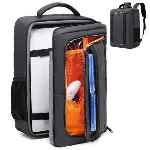 Travel Backpack for PS5, Protective Carrying Case Bag for 17.3’’ Laptop, Controllers, Game Discs and More Gaming Accessories, PS5 Carrying Case with Multiple Pockets