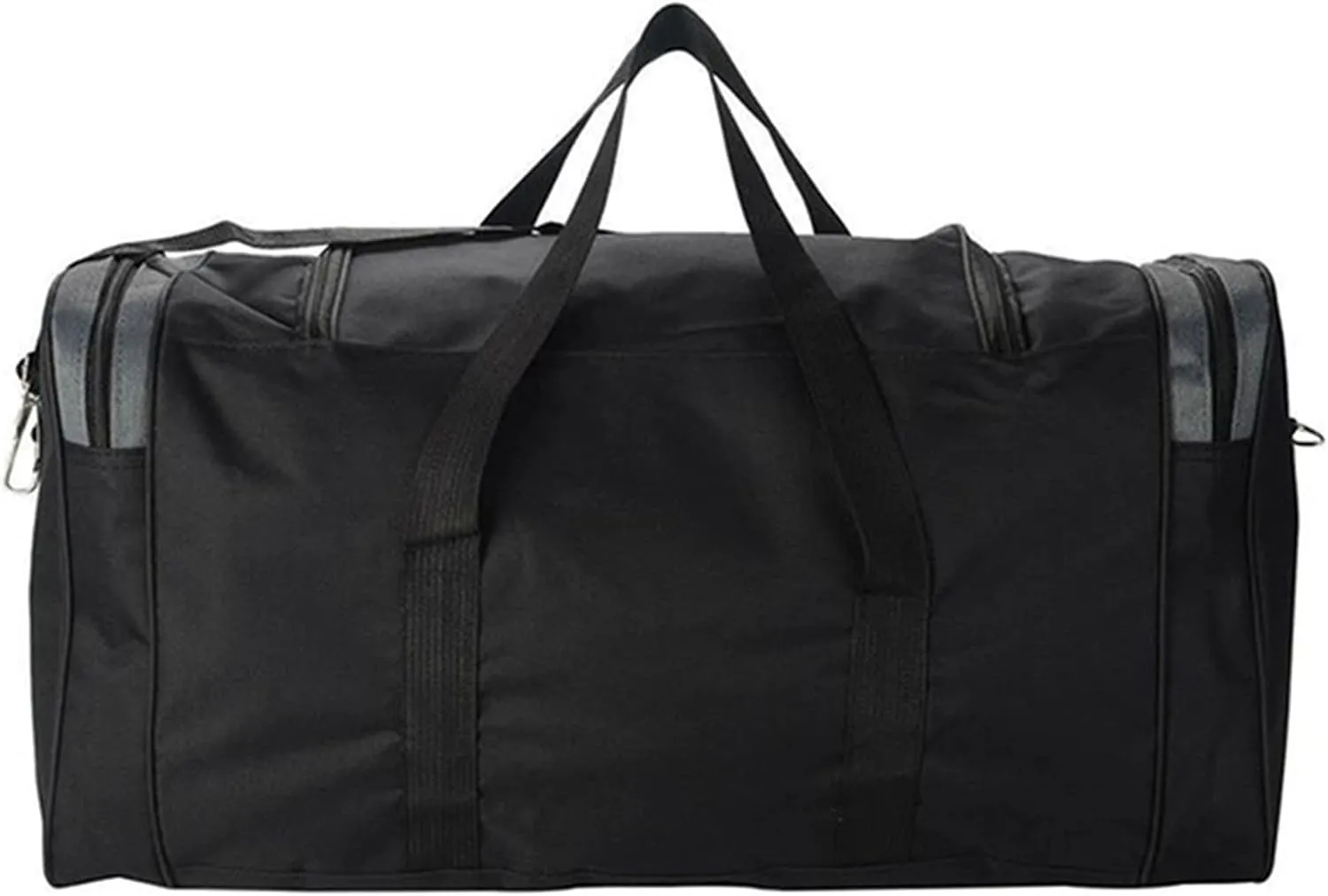 Travel Duffel Bags Canvas Men Travel Bag Large Capacity Travel Handbags Portable Outdoor Carry Luggage Bags Women Weekend Duffle Bags(Black)